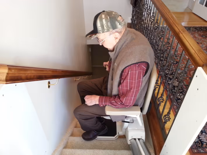 Carlene's new stairlift installation in Cedar City, Utah