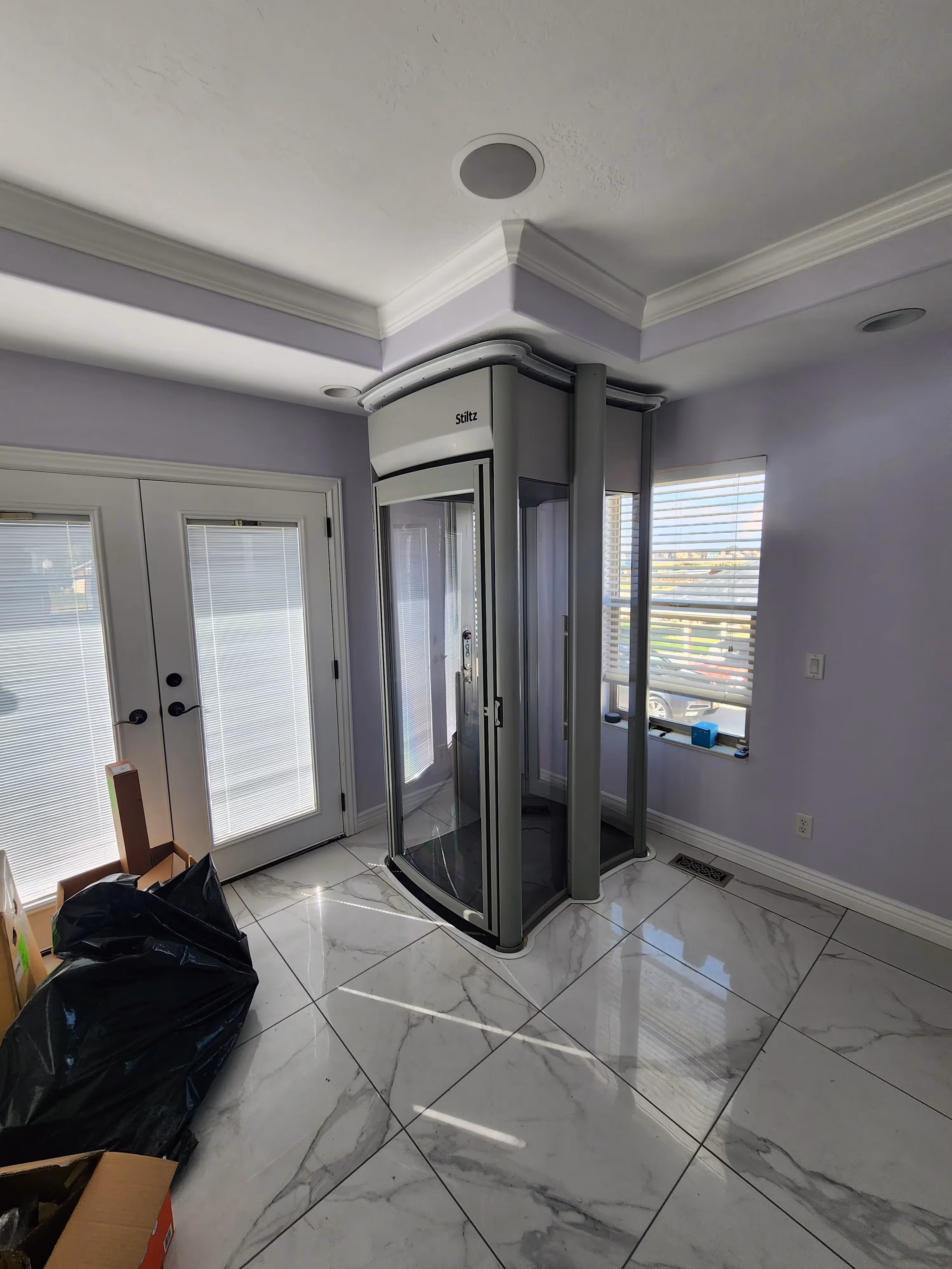 Recent home elevator installation by Western Stairlifts